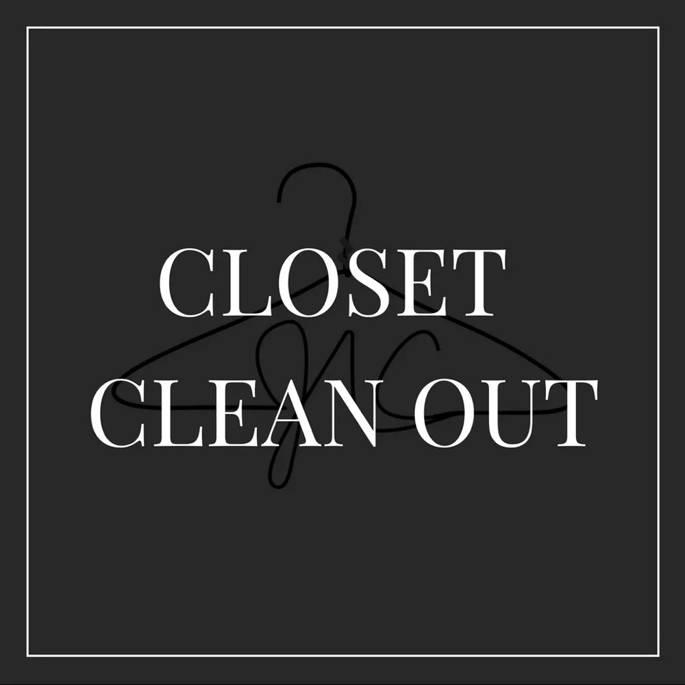 Closet Clean Out! - Picture 1 of 3